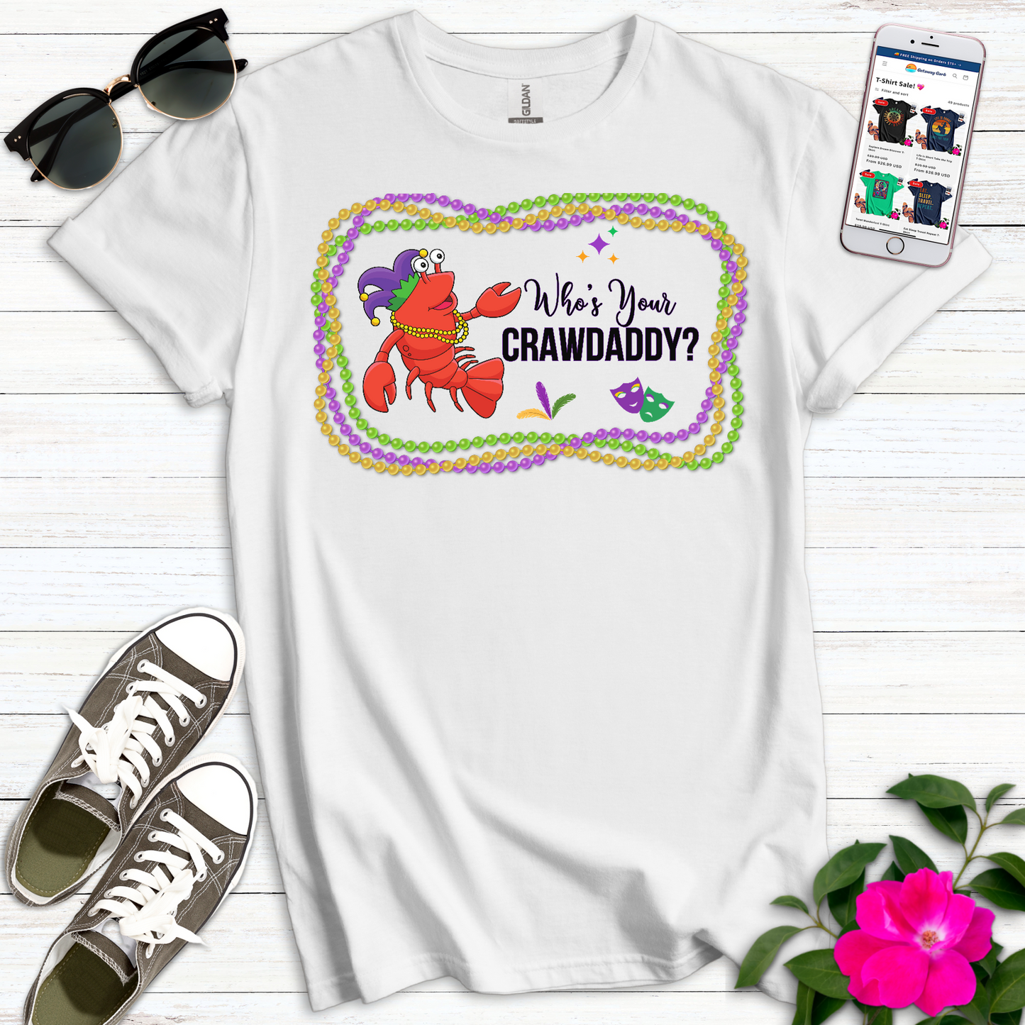 Crawdaddy Beads T-Shirt