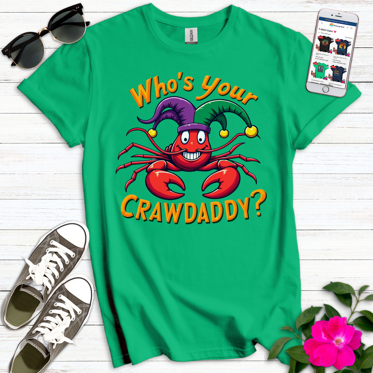 Cute Who's Your Crawdaddy T-Shirt