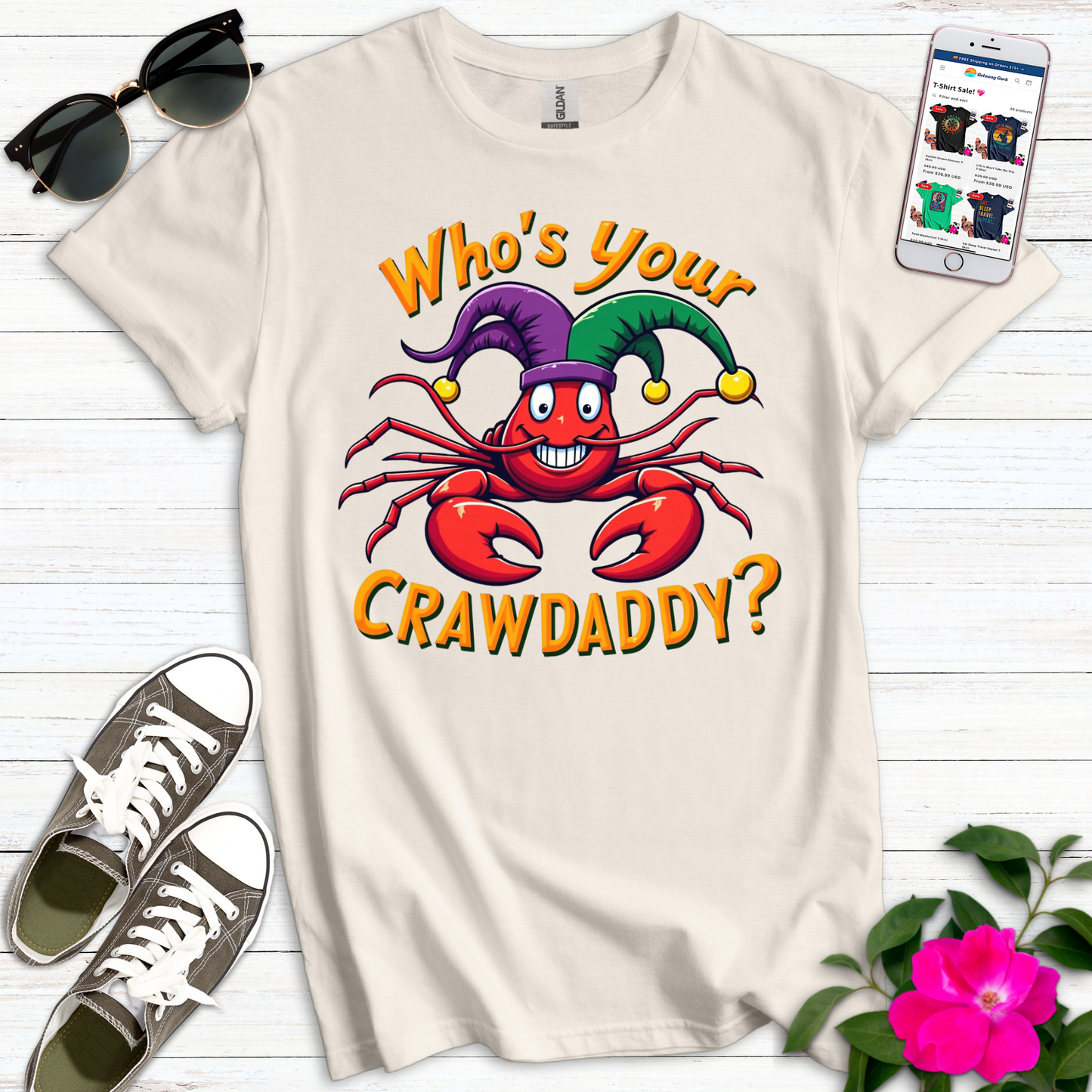 Cute Who's Your Crawdaddy T-Shirt