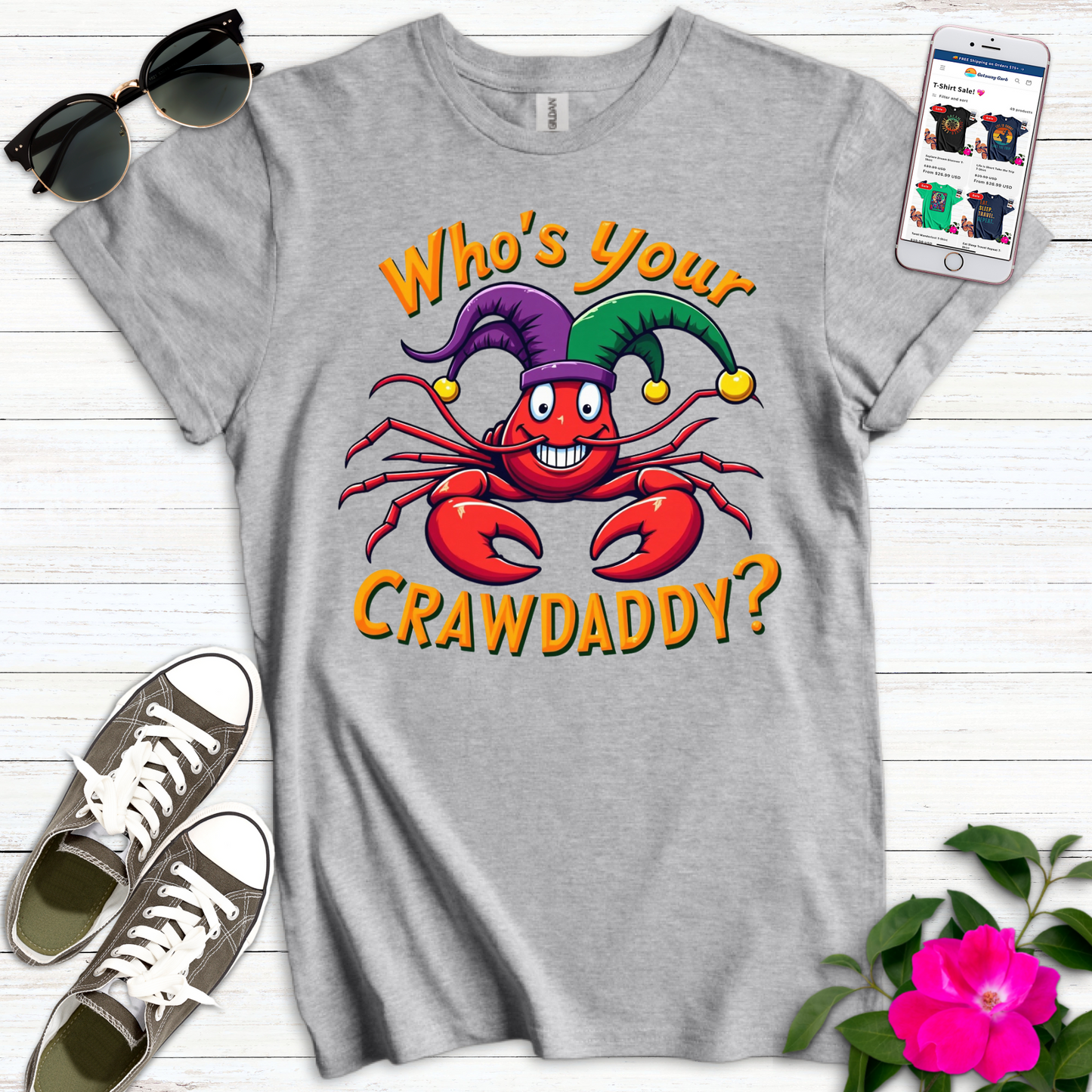 Cute Who's Your Crawdaddy T-Shirt