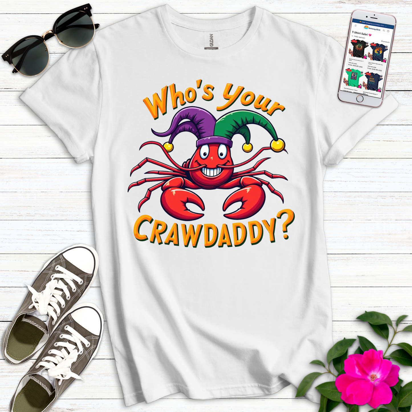 Cute Who's Your Crawdaddy T-Shirt