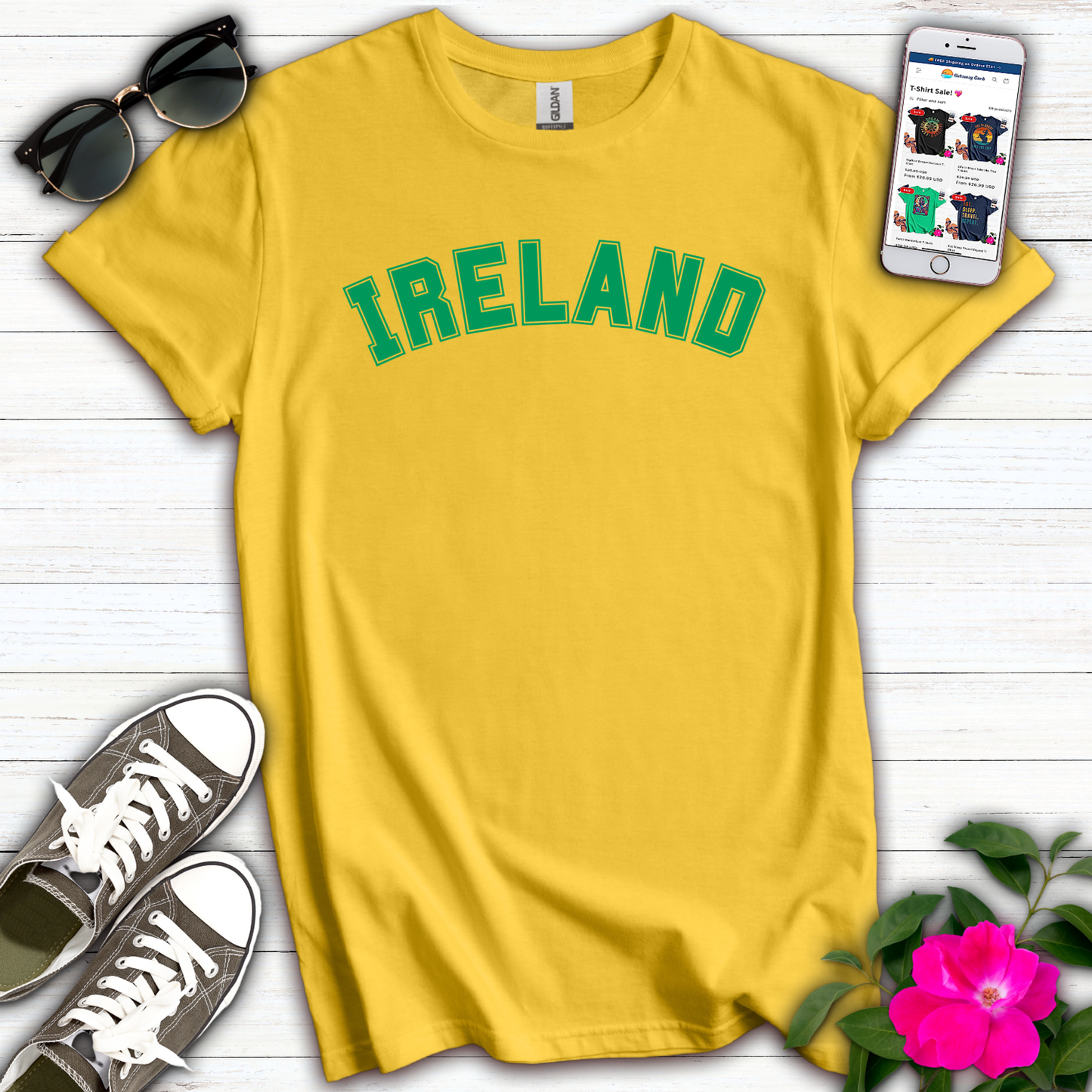 Ireland Varsity Letter T-Shirt