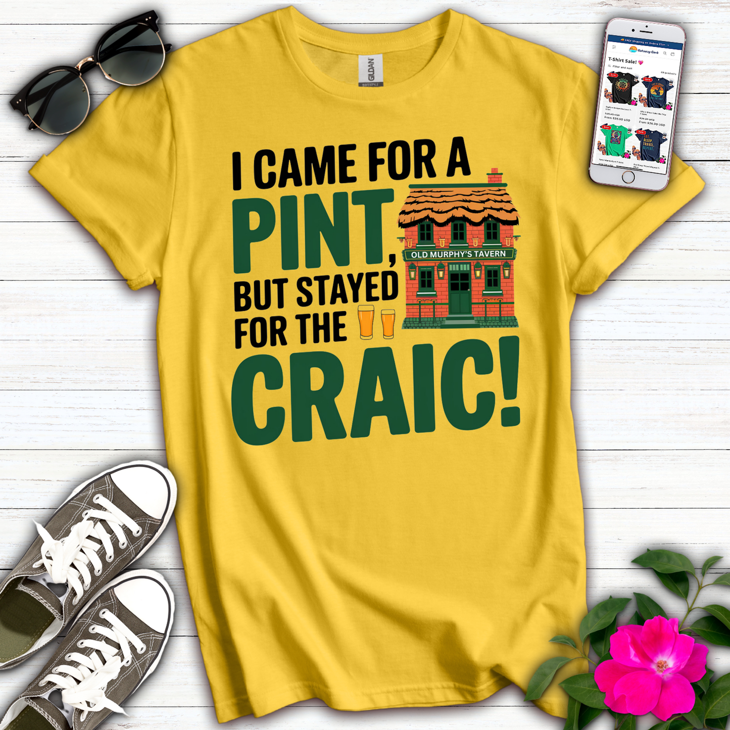 Came for Pint Craic T-Shirt