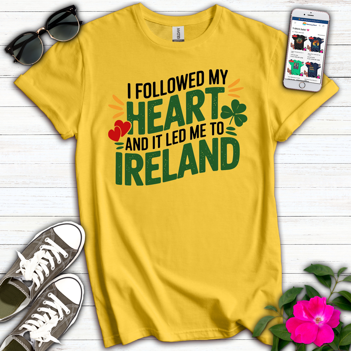 Heart Led to Ireland T-Shirt