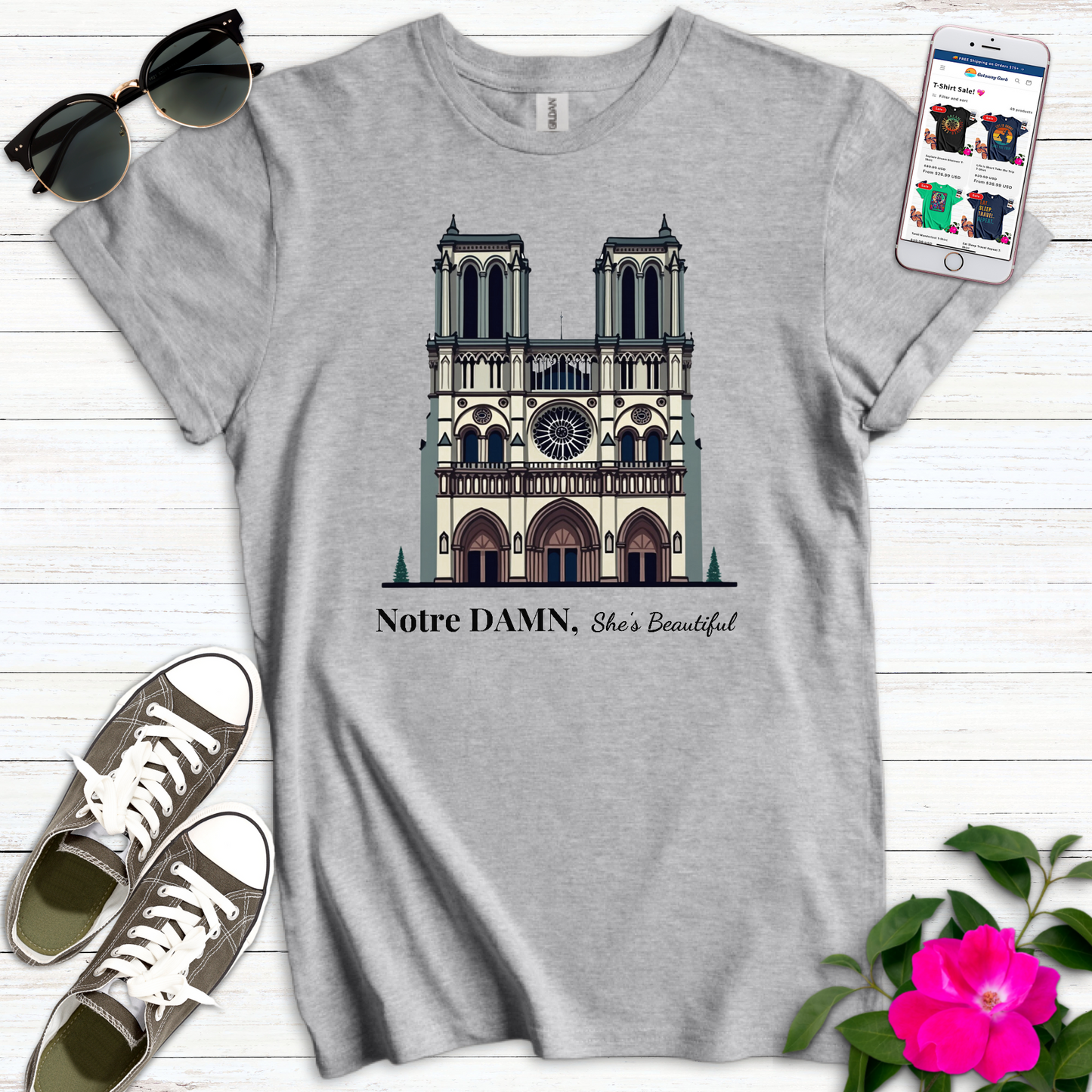 Notre Damn She's Beautiful T-Shirt