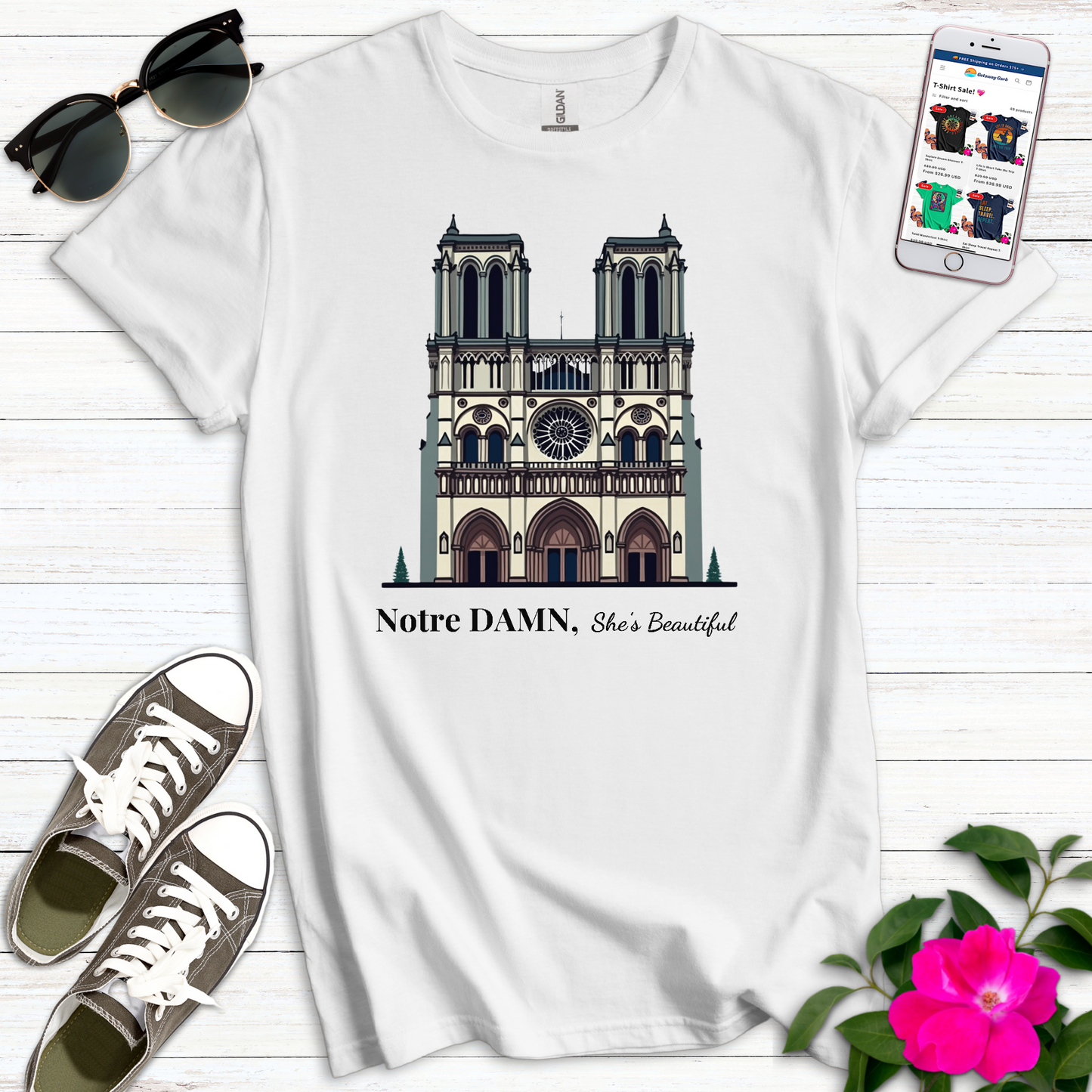 Notre Damn She's Beautiful T-Shirt