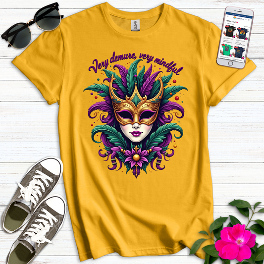 Very Demure Woman Mask T-Shirt
