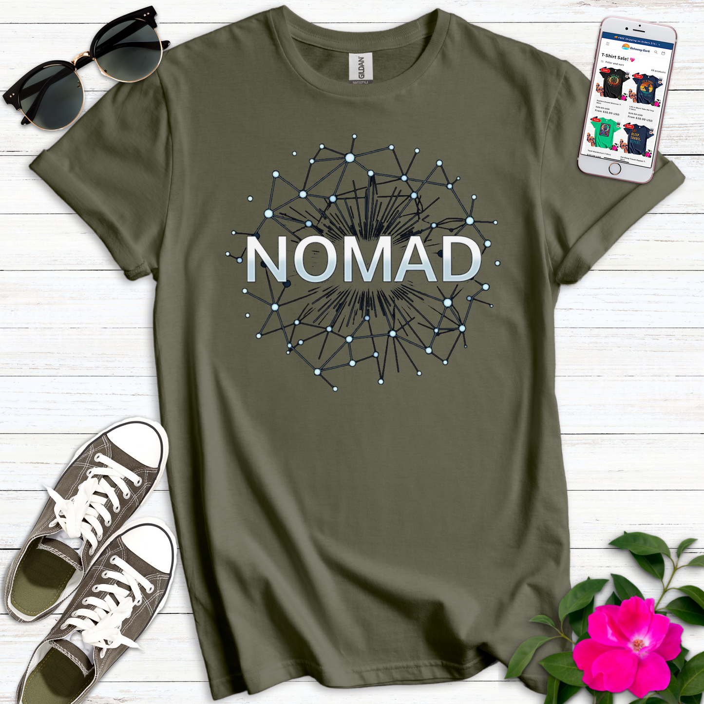 Digital Nomad Connections T-Shirt