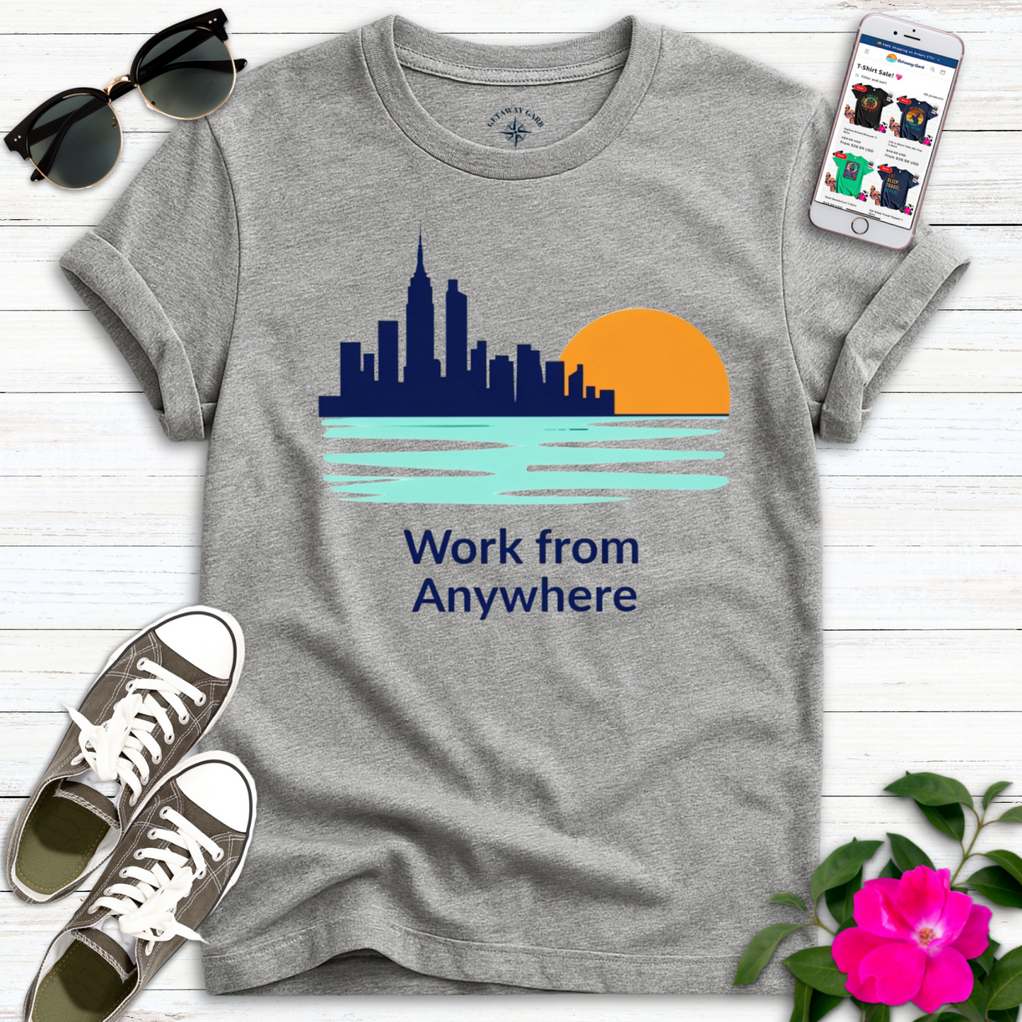 Graphic Work from Anywhere T-Shirt