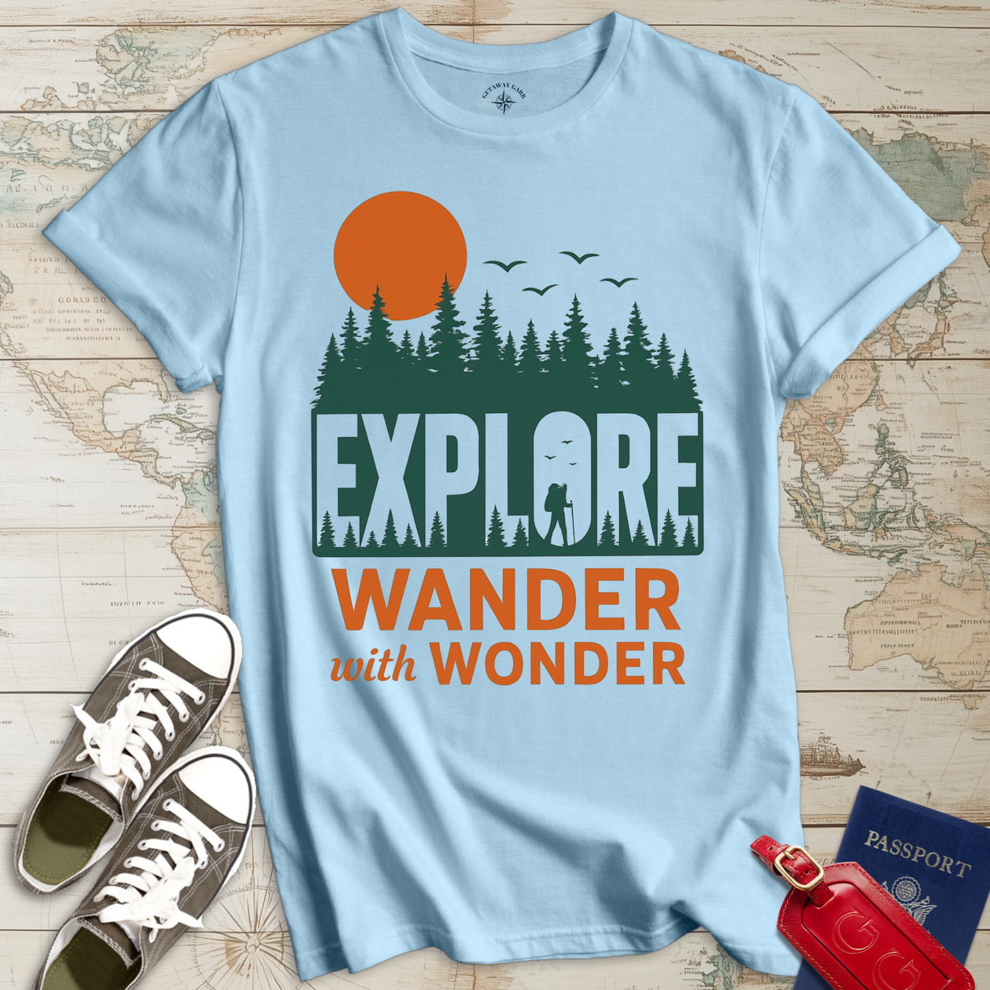 Explore Wander with Wonder T-Shirt