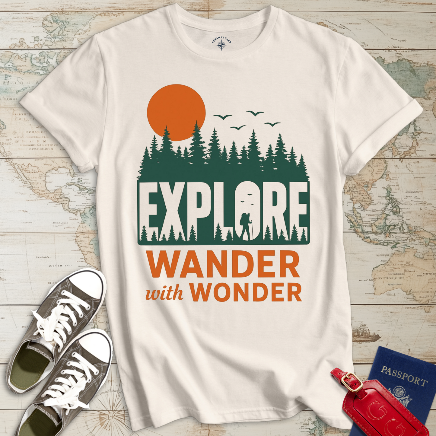 Explore Wander with Wonder T-Shirt