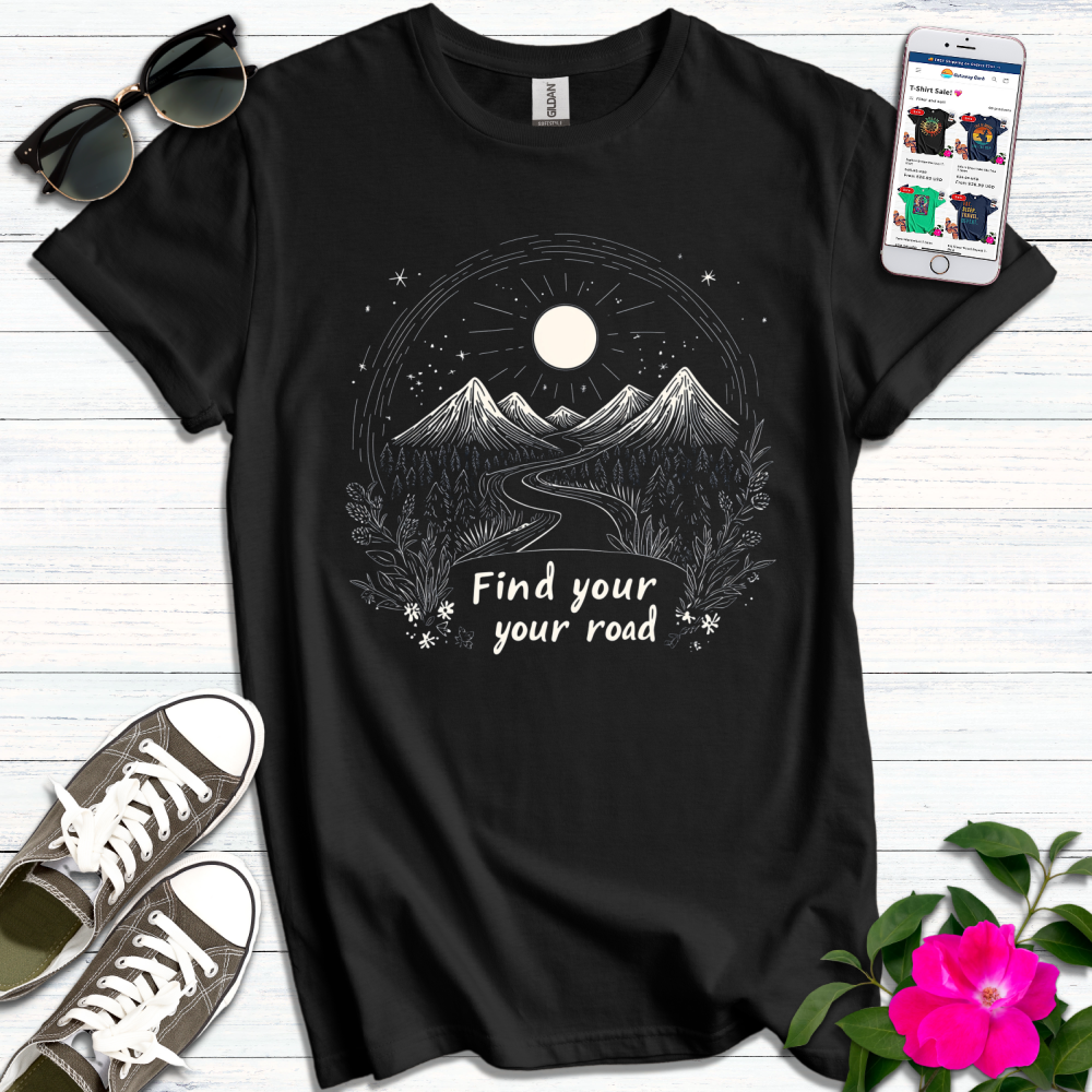 Find Your Road Minimalist T-Shirt