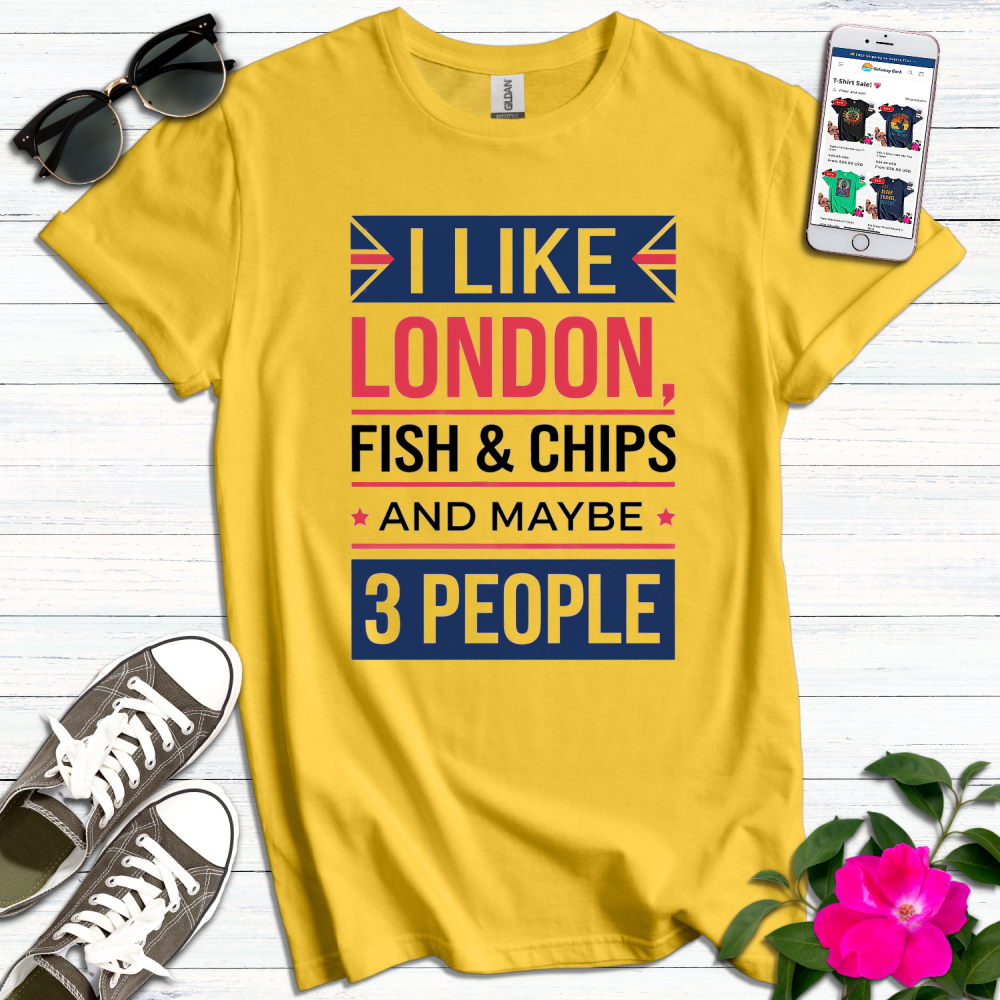 Like Fish & Chips 3 People T-Shirt