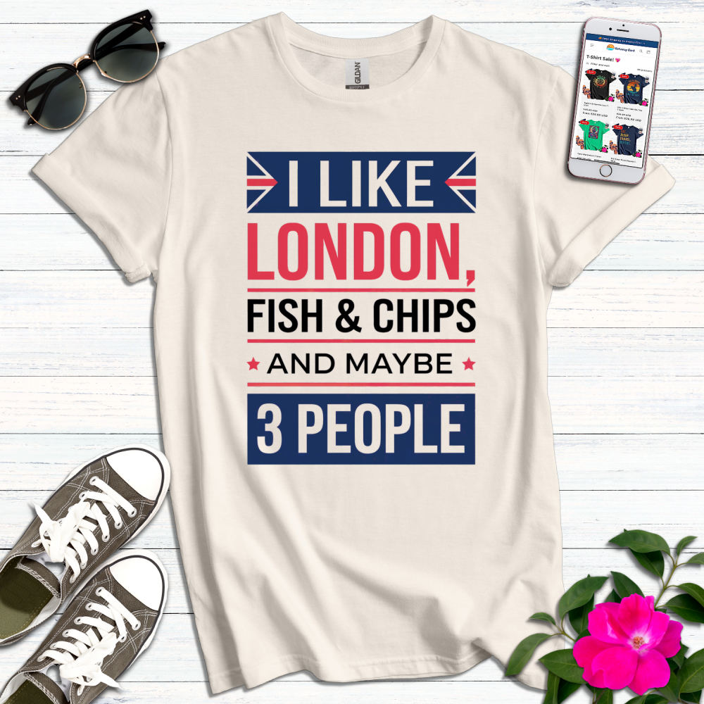 Like Fish & Chips 3 People T-Shirt