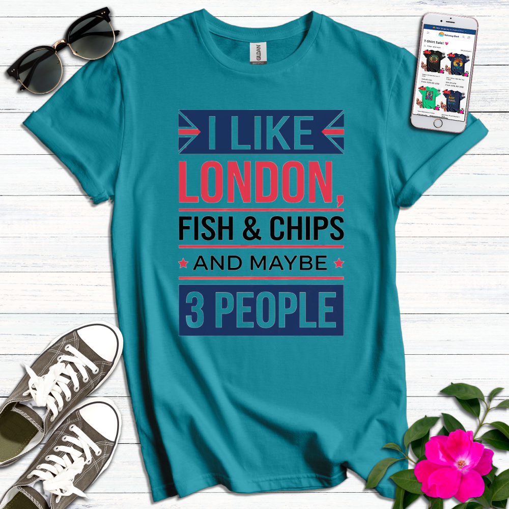 Like Fish & Chips 3 People T-Shirt