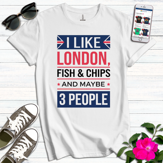 Like Fish & Chips 3 People T-Shirt