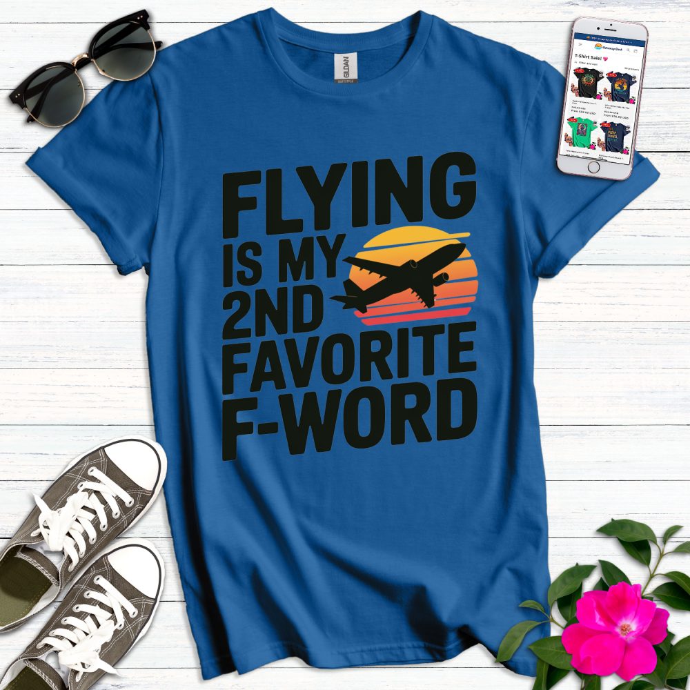 Flying Plane F-Word T-Shirt