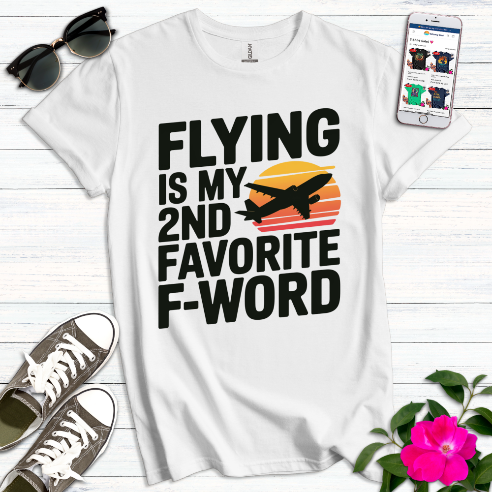 Flying Plane F-Word T-Shirt