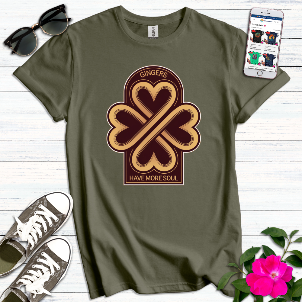 Gingers Have Soul Badge T-Shirt