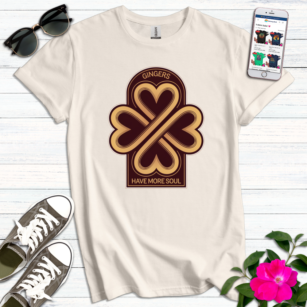 Gingers Have Soul Badge T-Shirt