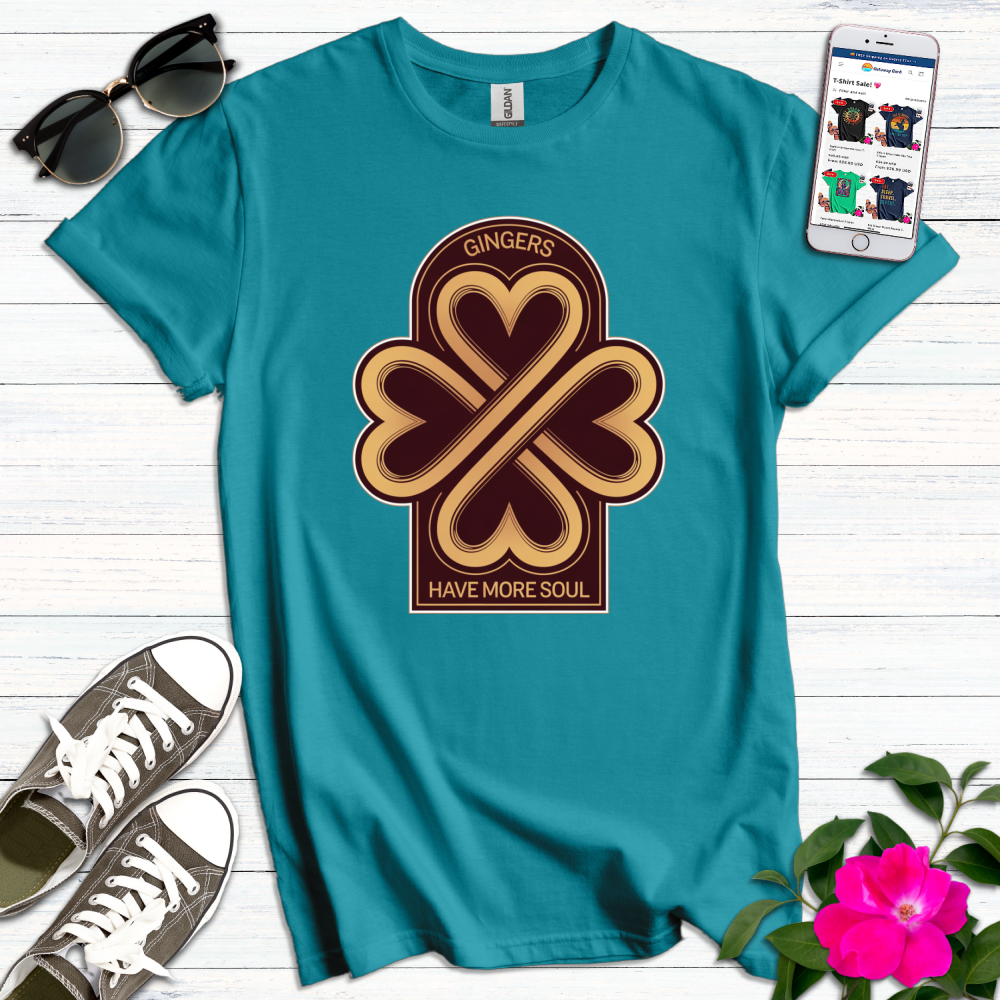 Gingers Have Soul Badge T-Shirt