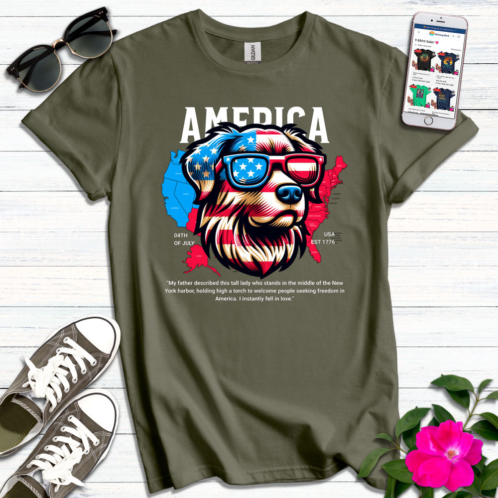 USA Golden T-Shirt