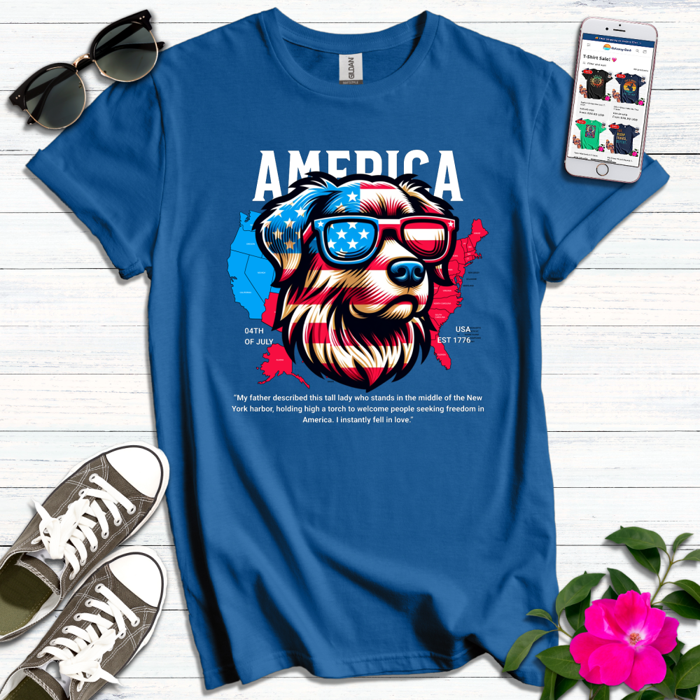 USA Golden T-Shirt