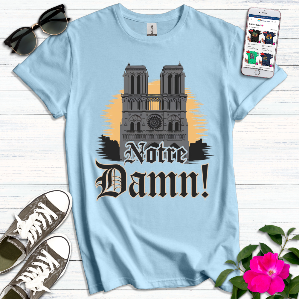 Notre Dame Gothic Retro T-Shirt