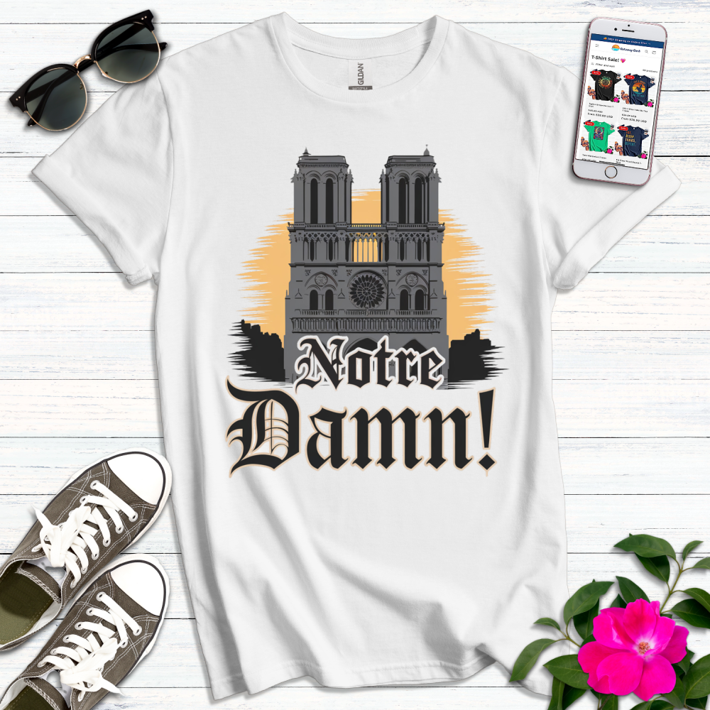 Notre Dame Gothic Retro T-Shirt