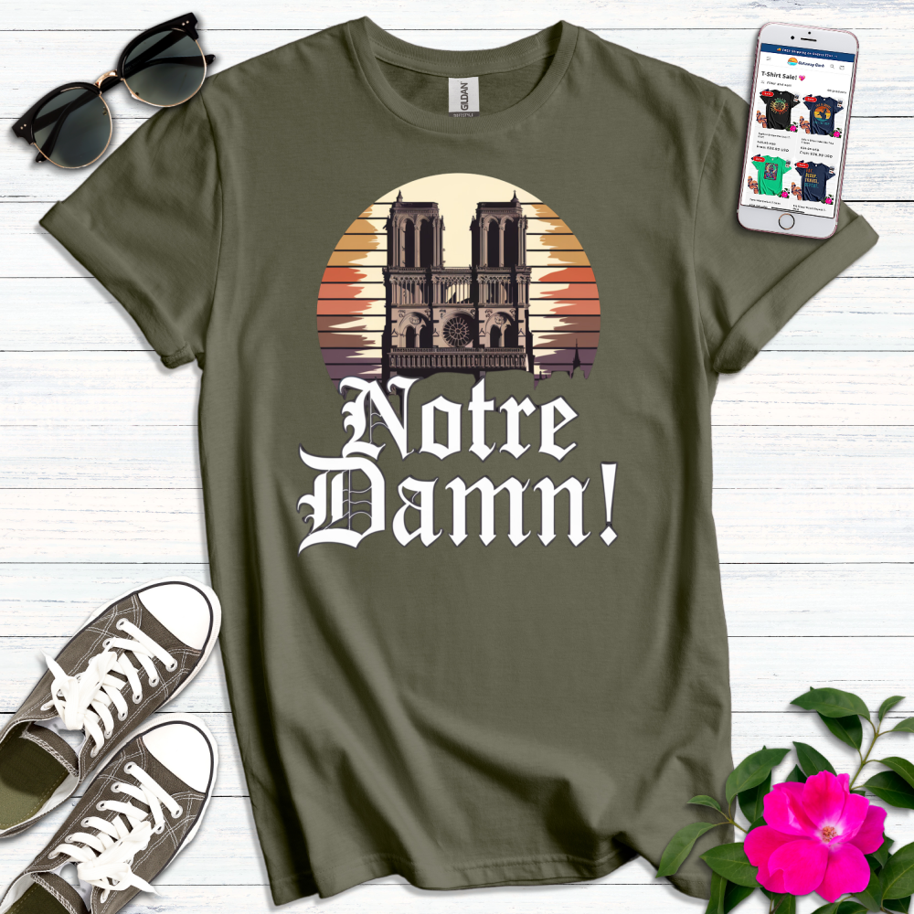 Notre Damn Vintage Gothic T-Shirt