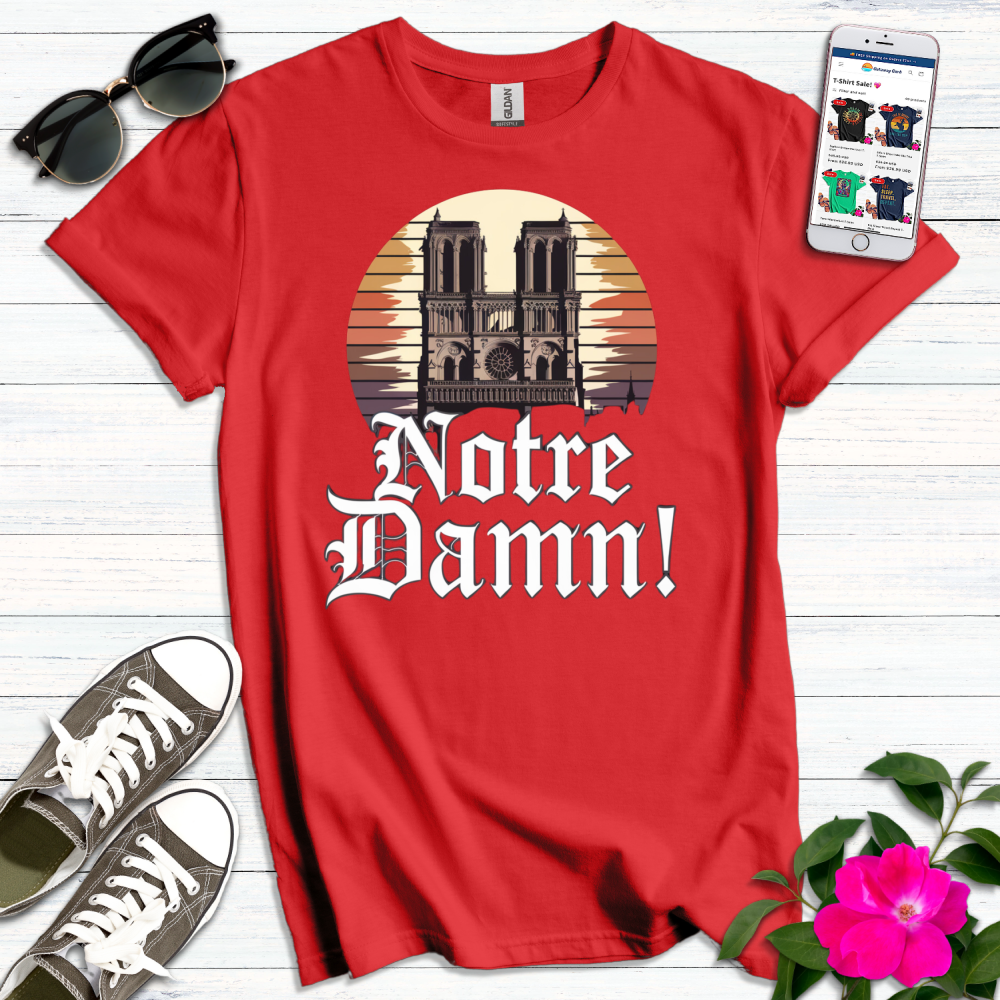 Notre Damn Vintage Gothic T-Shirt