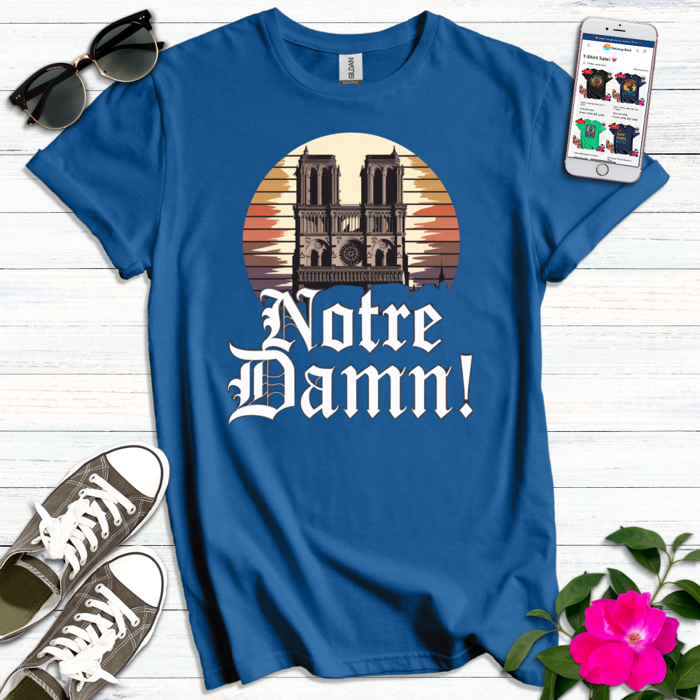 Notre Damn Vintage Gothic T-Shirt