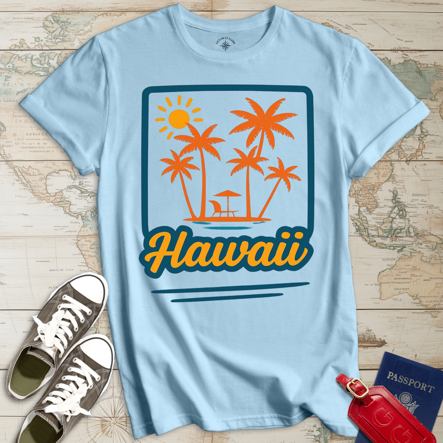 Hawaiian Getaway Graphic T-Shirt