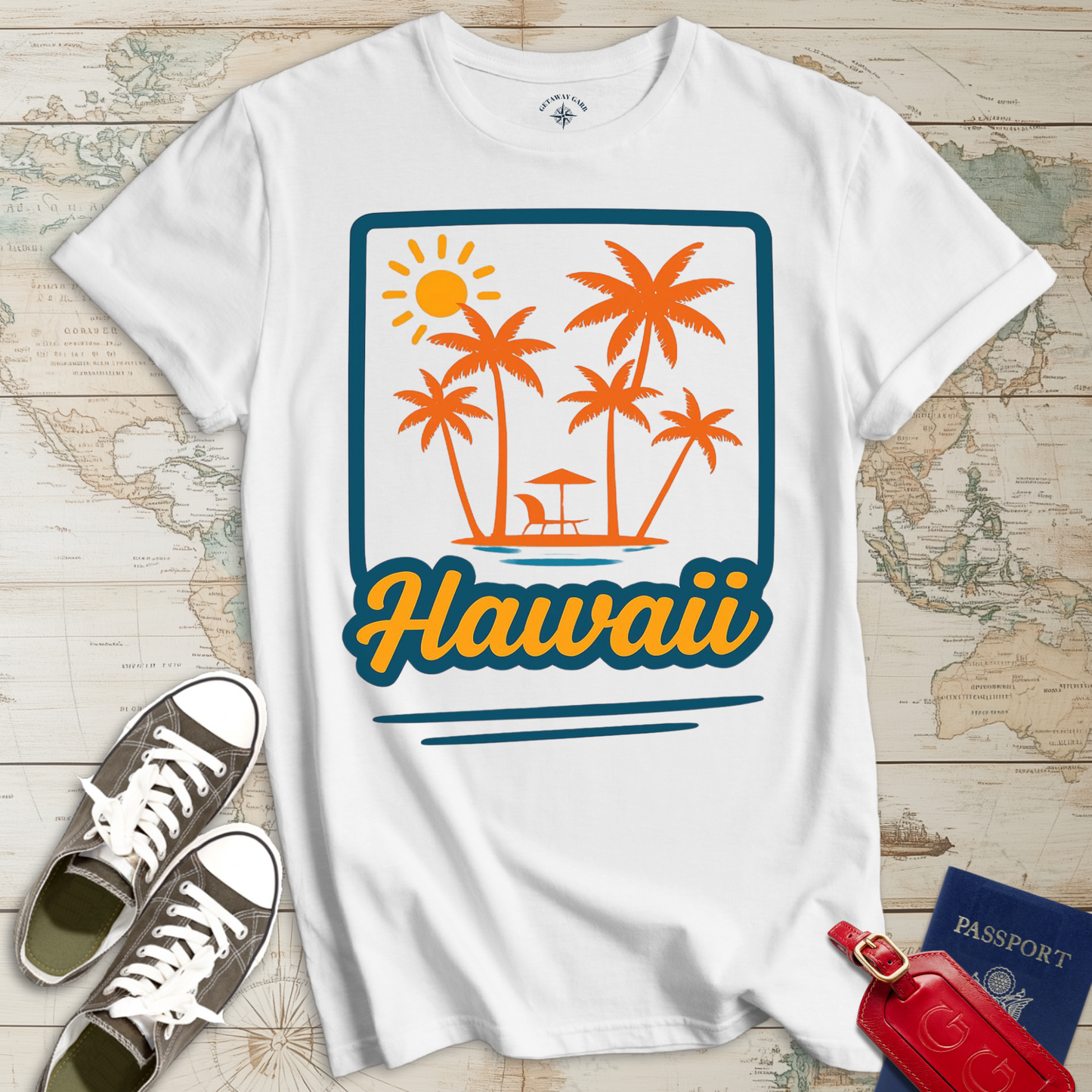 Hawaiian Getaway Graphic T-Shirt