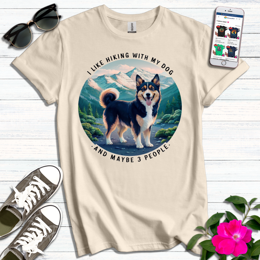 Like Hiking With My Dog T-Shirt