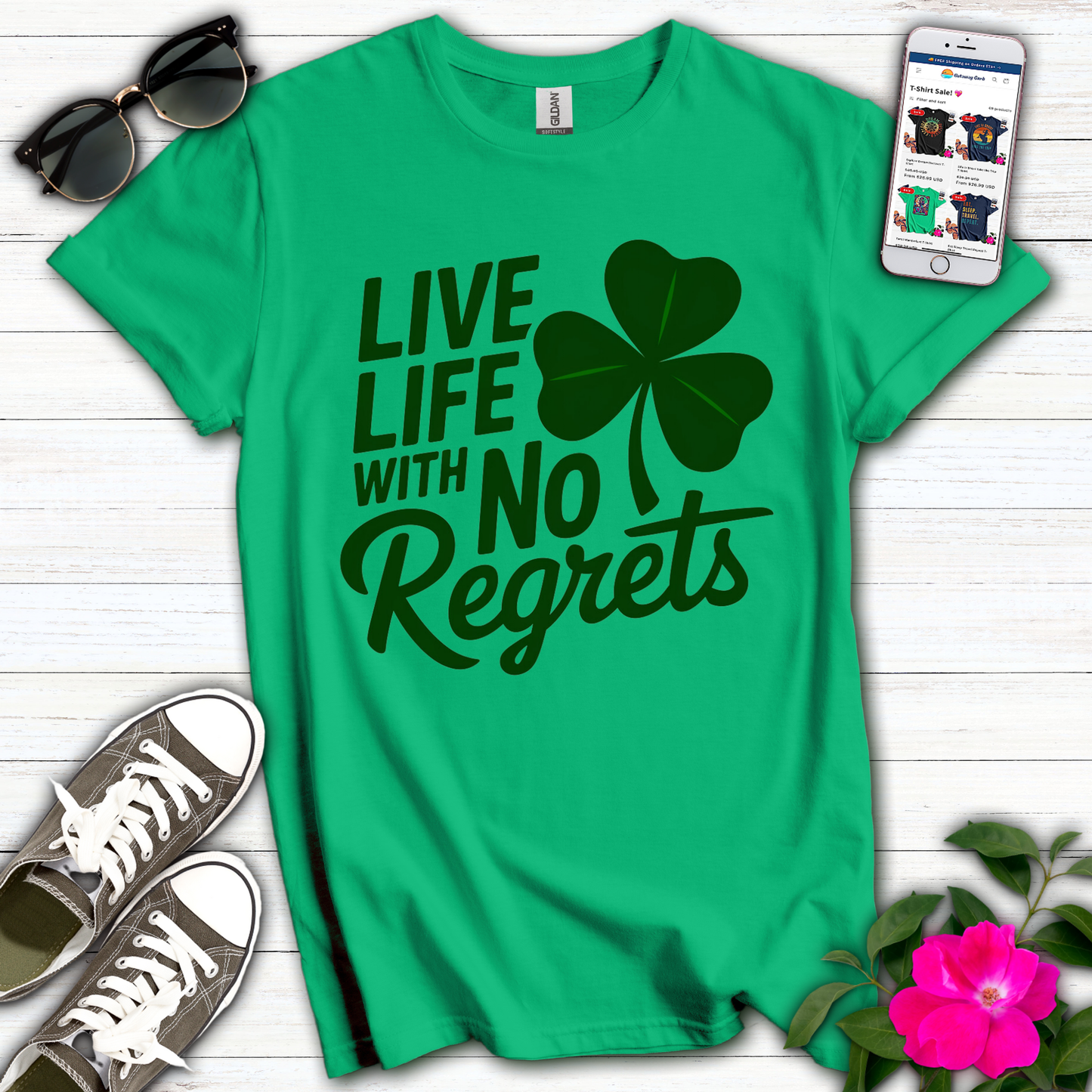 Live Life No Regrets T-Shirt