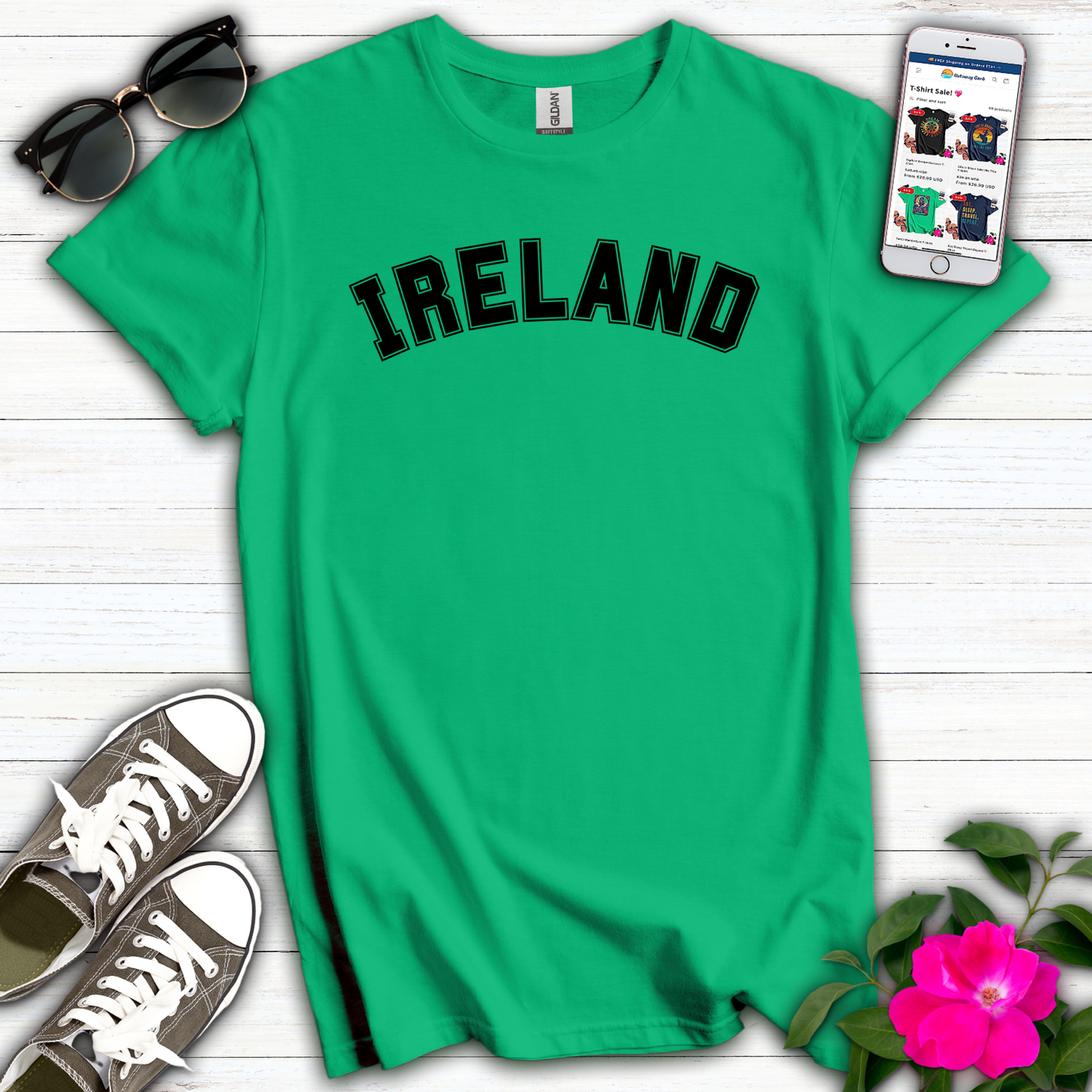 Ireland Varsity Letter T-Shirt