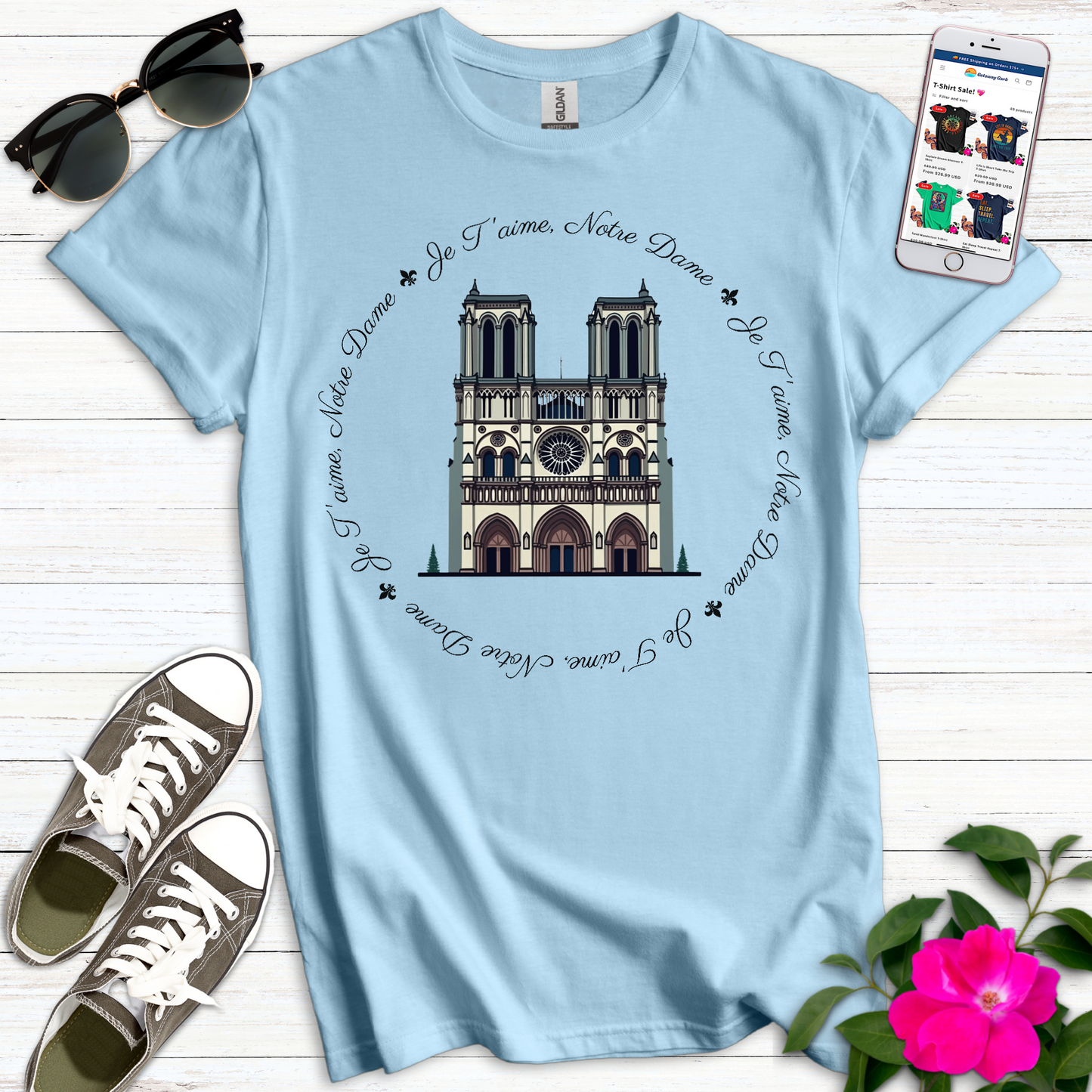 Je T'aime Circle T-Shirt