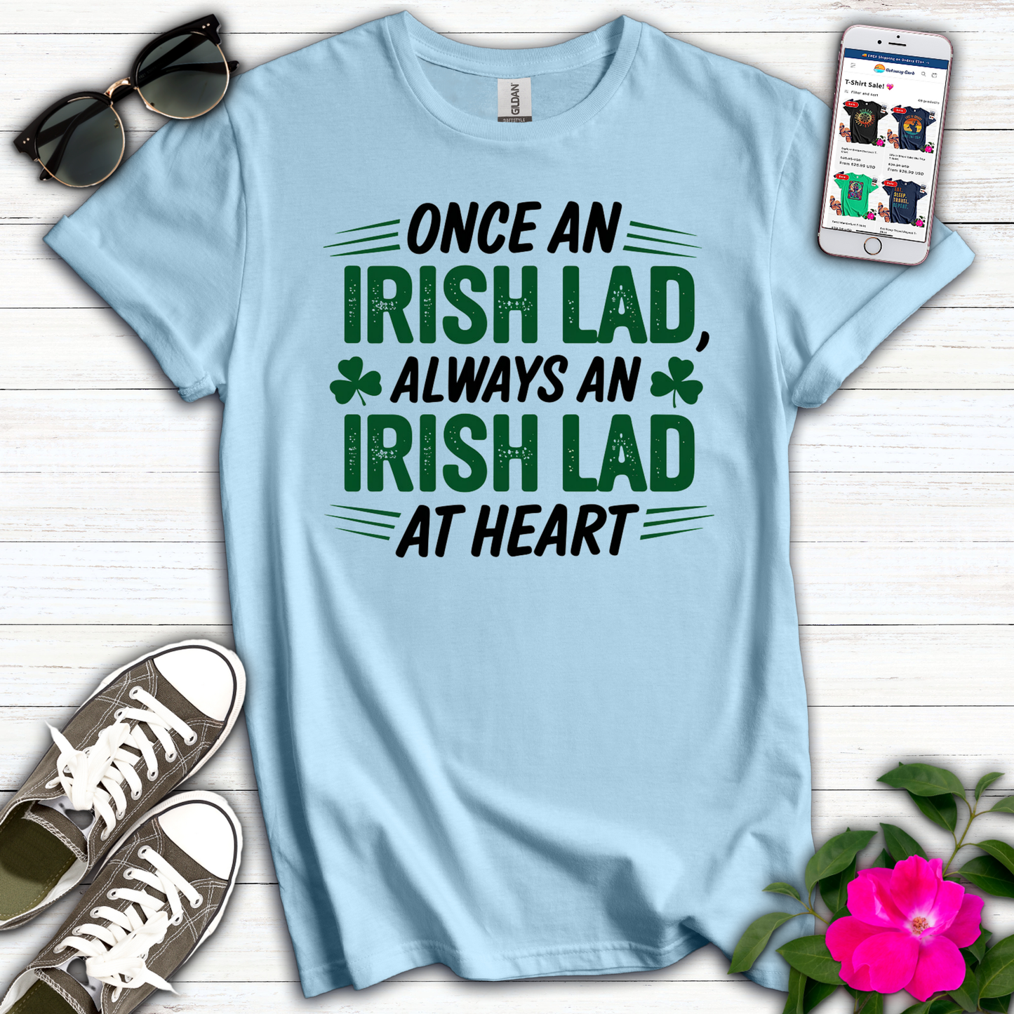 Irish Lad at Heart T-Shirt