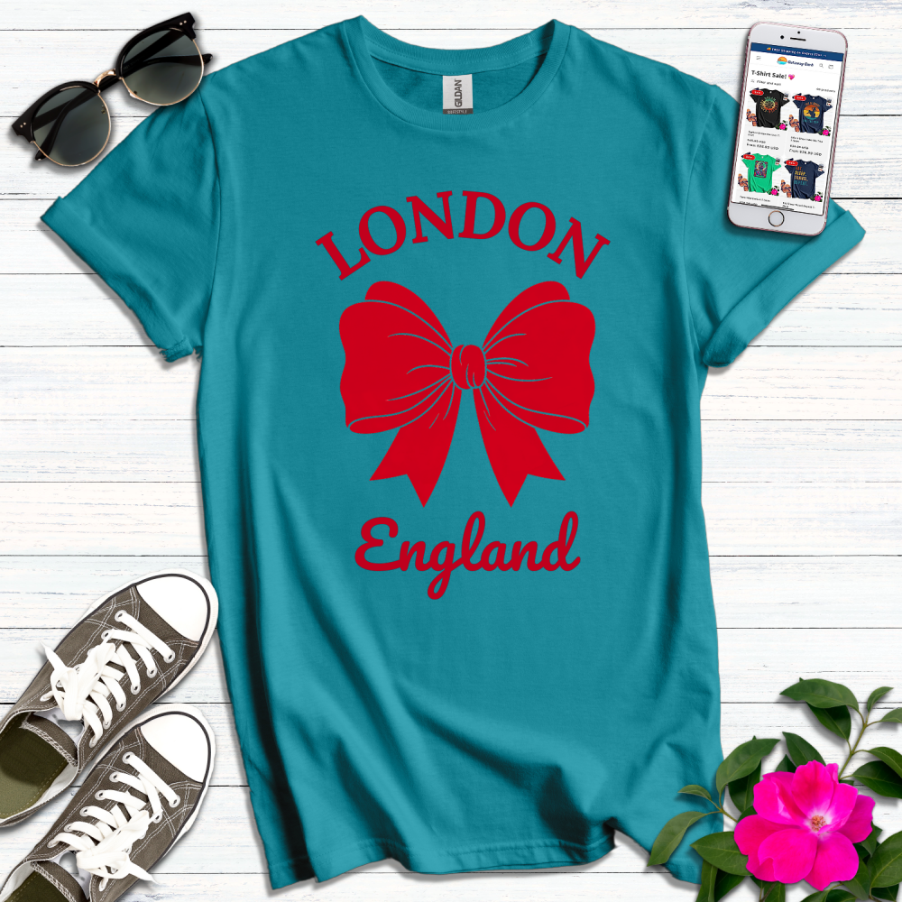 London Red Bow T-Shirt