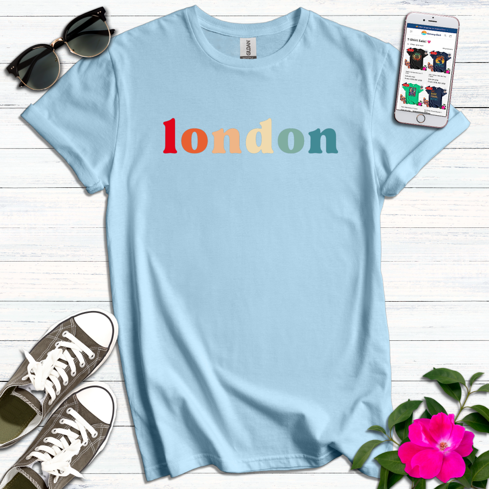 London Retro Typography T-Shirt