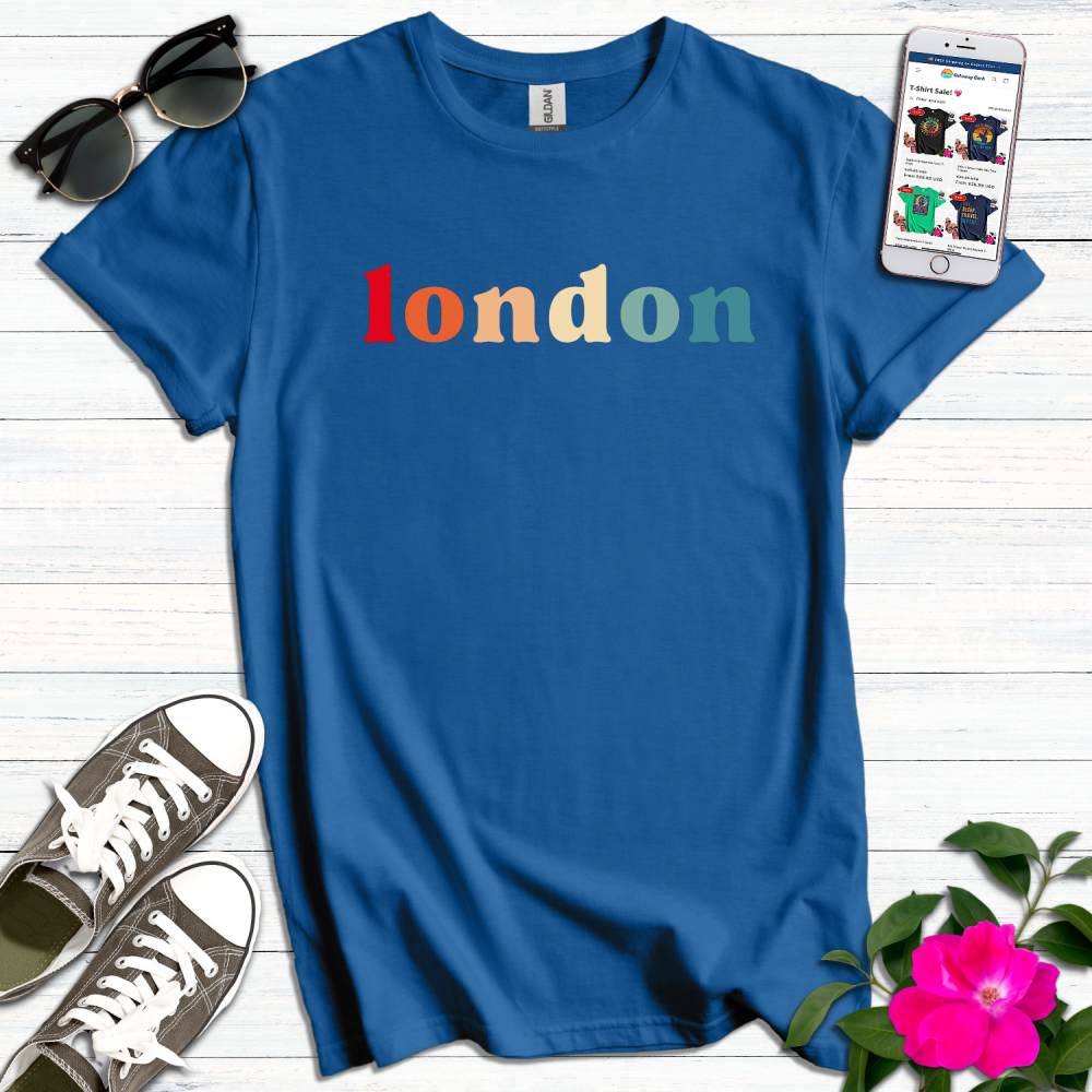 London Retro Typography T-Shirt