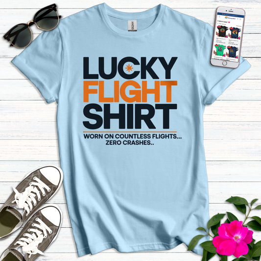 Lucky Flight Zero Crashes T-Shirt