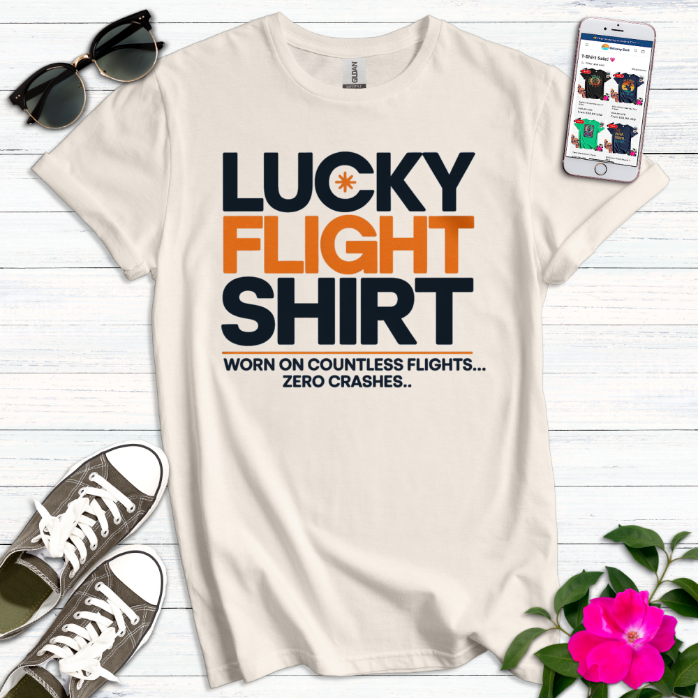 Lucky Flight Zero Crashes T-Shirt