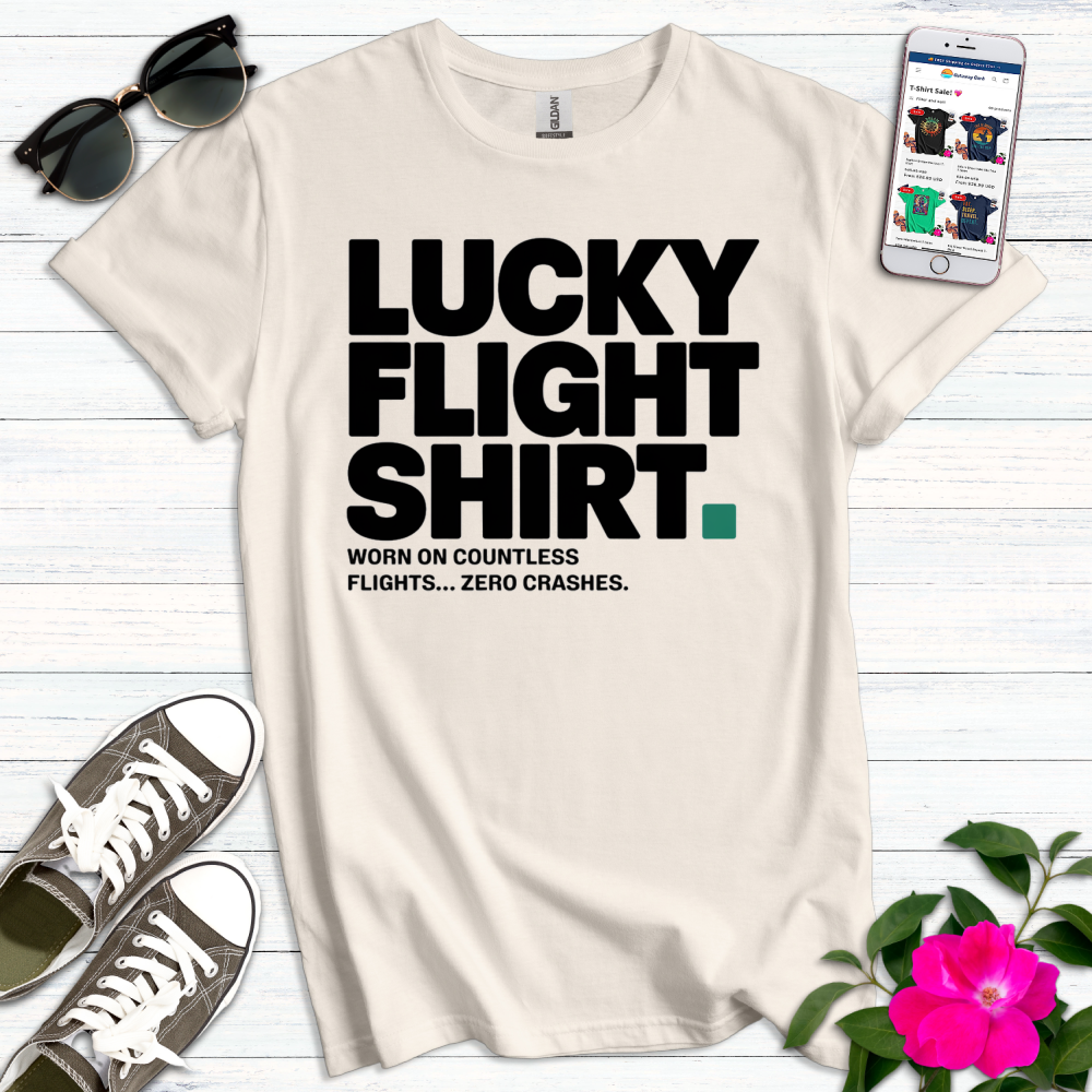 Lucky Flight Zero Crashes T-Shirt