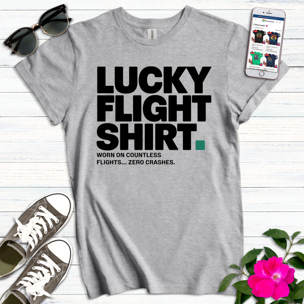 Lucky Flight Zero Crashes T-Shirt