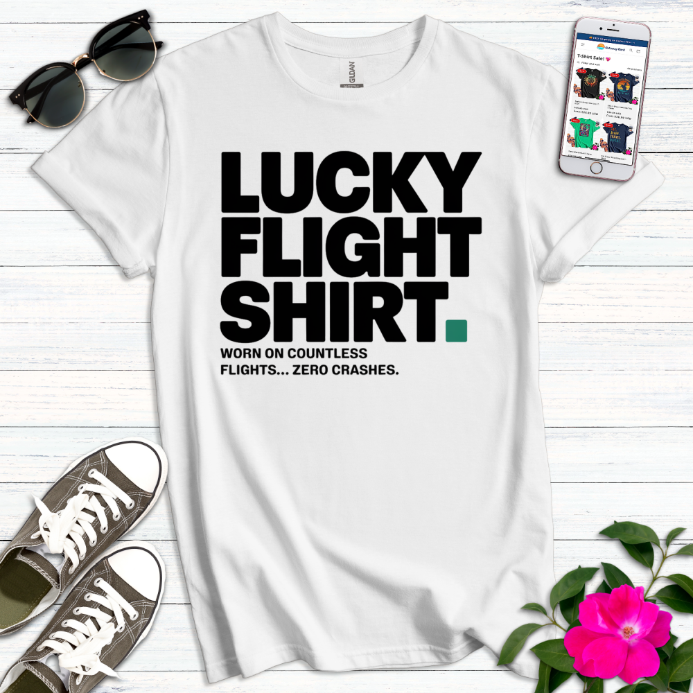 Lucky Flight Zero Crashes T-Shirt