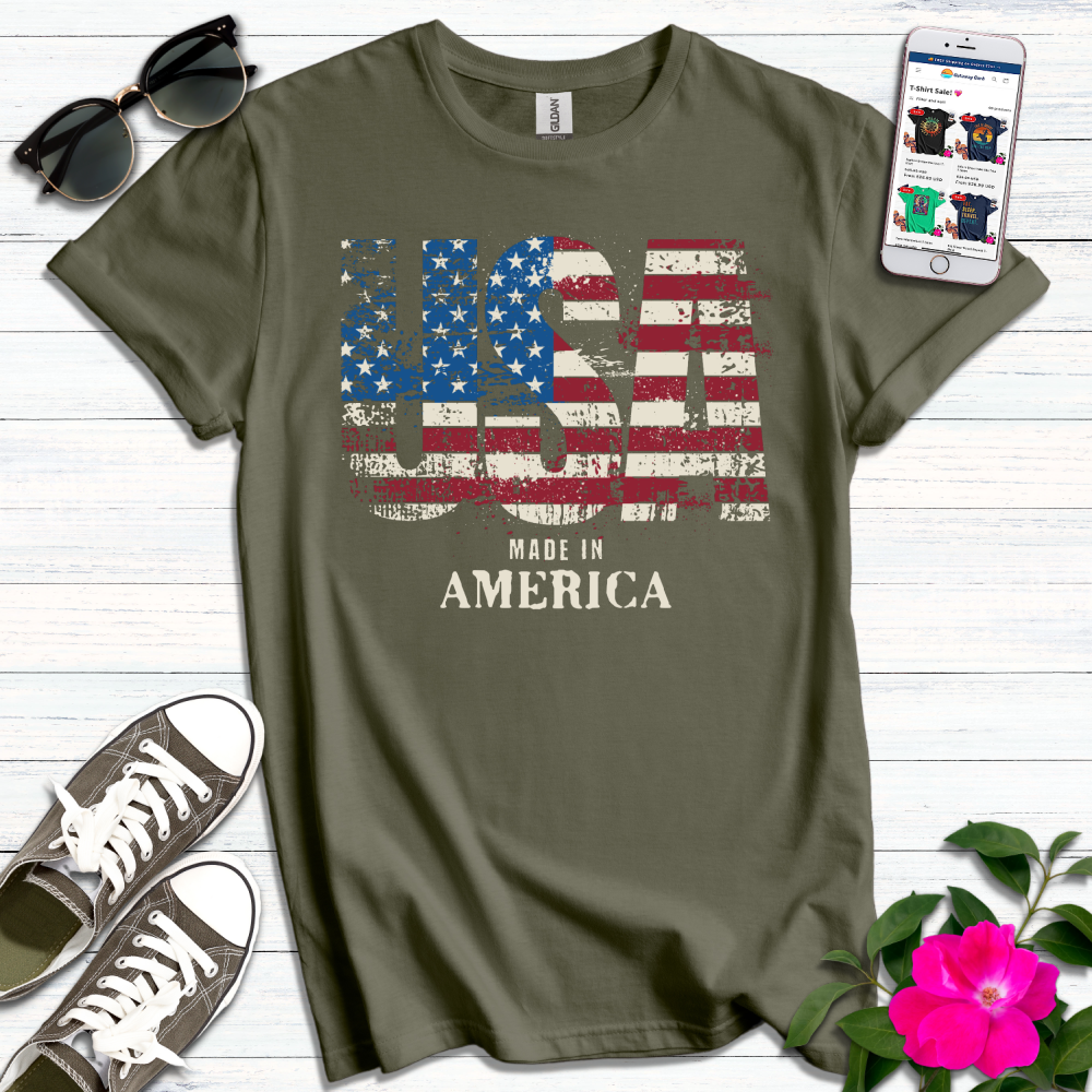 USA Made in America T-Shirt