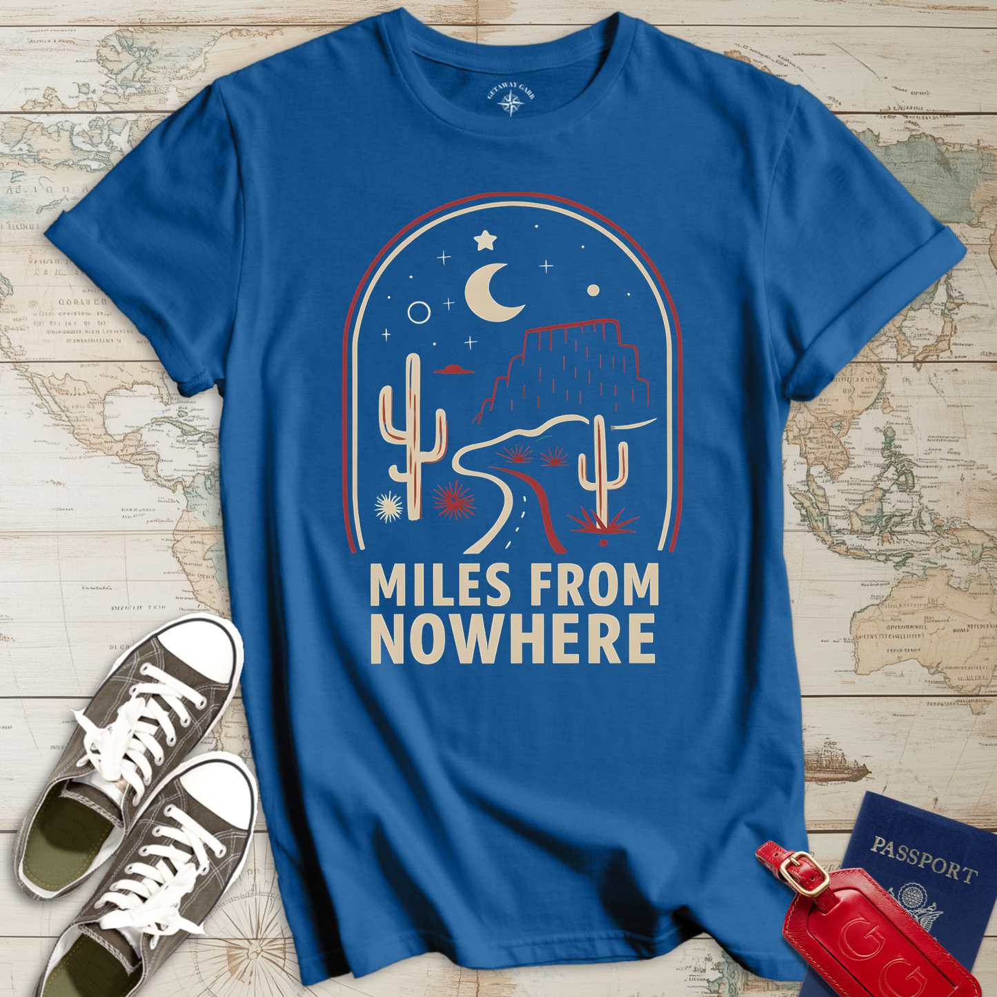 Miles from Nowhere Desert T-Shirt