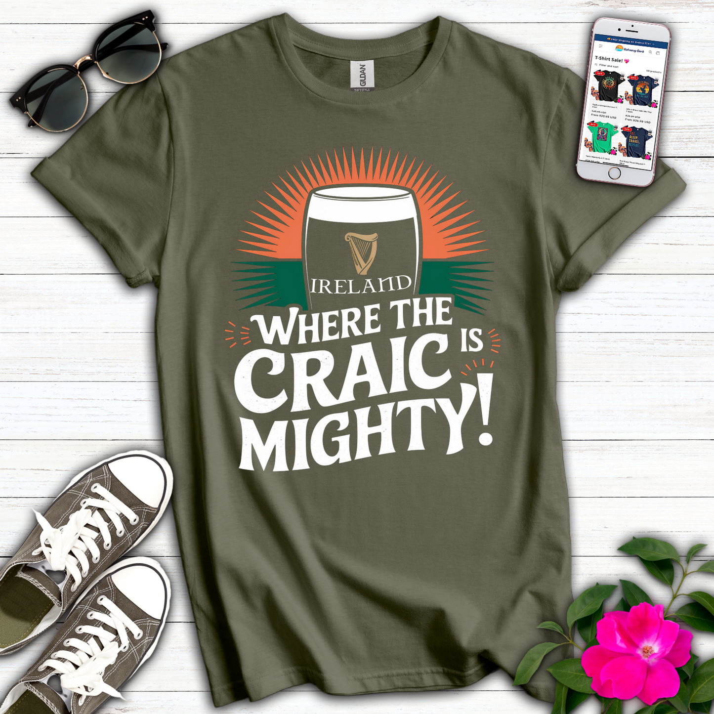 Ireland Craic is Mighty T-Shirt